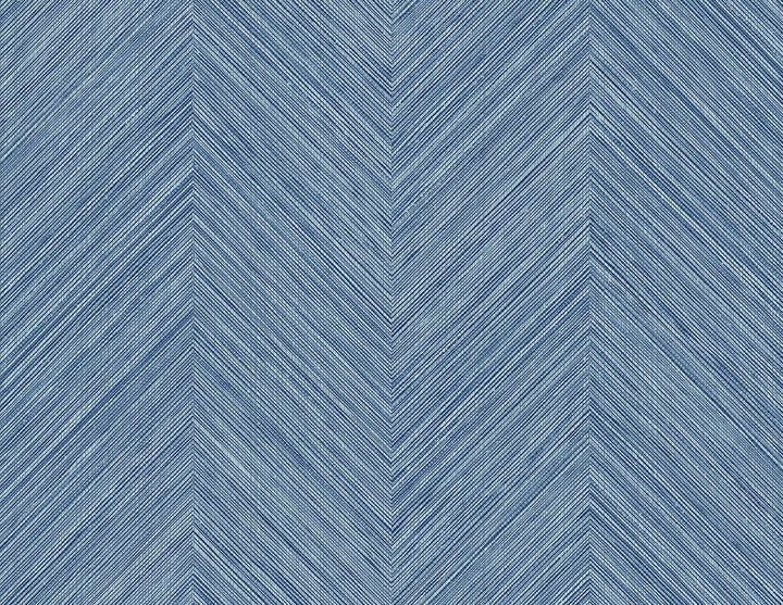 Chevron Stripe Lakeside by Seabrook Wallpaper NextWall Peel & Stick United States 40.5 20.87" 27" - Fabric Carolina -