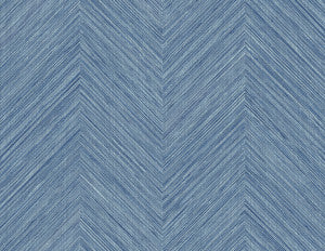 Chevron Stripe Lakeside by Seabrook Wallpaper