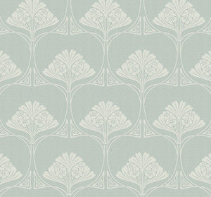Deco Floral Aloe Mist by Seabrook Wallpaper