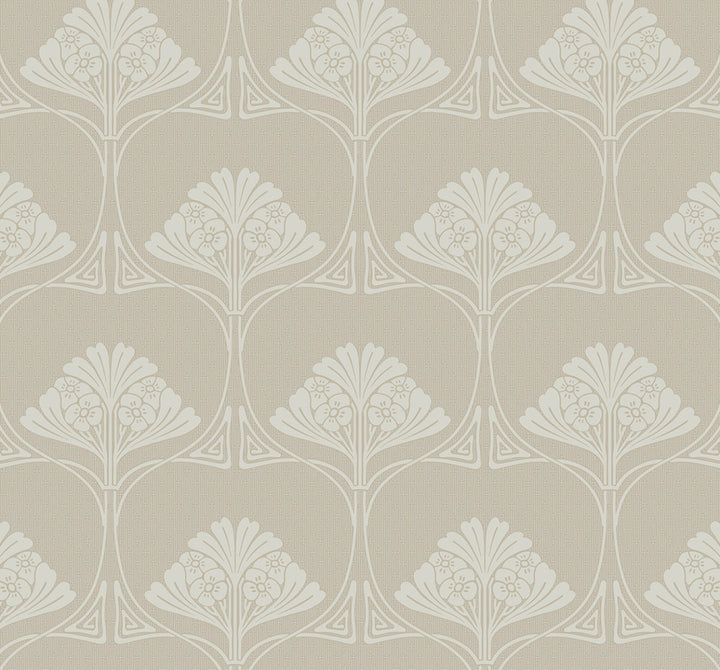 Deco Floral Ashwood by Seabrook Wallpaper NextWall Peel & Stick United States 40.5 12.6" 27" - Fabric Carolina -