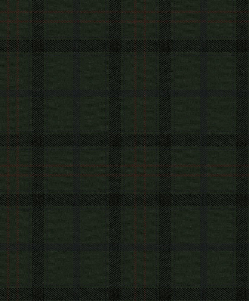 Tailor Plaid Greenery by Seabrook Wallpaper NextWall Peel & Stick Netherlands 31.35 12.6" 20.9" - Fabric Carolina -