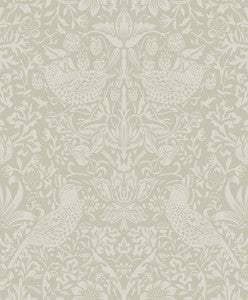 Tonal Bird Garden Neutral by Seabrook Wallpaper