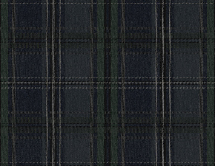 Classic Plaid Deep Blue by Seabrook Wallpaper NextWall Peel & Stick United States 40.5 10.43" 27" - Fabric Carolina -