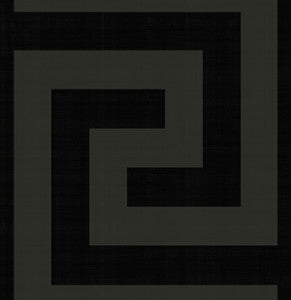 Maze Geo Ebony & Graphite by Seabrook Wallpaper