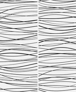 Wave Lines Black by Seabrook Wallpaper