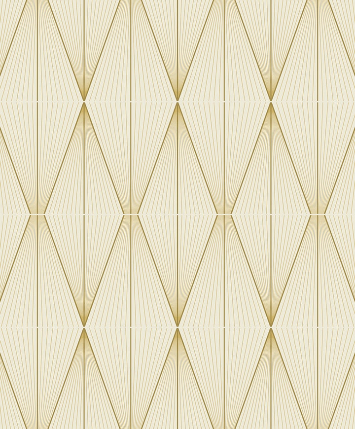 Geo Diamond Goldenrod by Seabrook Wallpaper NextWall Peel & Stick Netherlands 31.35 12.6" 20.9" - Fabric Carolina -