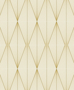 Geo Diamond Goldenrod by Seabrook Wallpaper