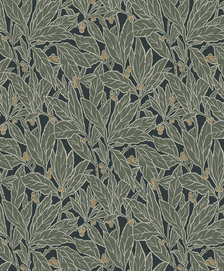 Berry and Leaf Rosemary by Seabrook Wallpaper NextWall Peel & Stick Netherlands 31.35 9" 20.9" - Fabric Carolina -