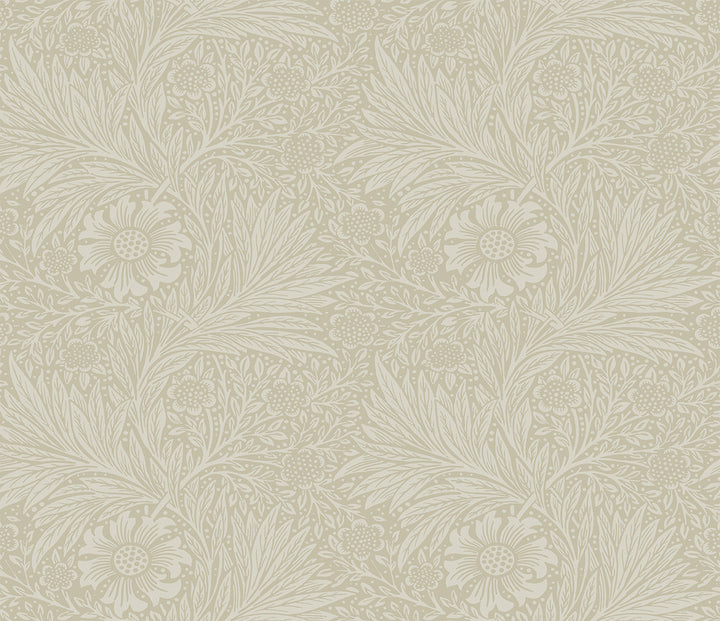 Marigold Garden Neutral by Seabrook Wallpaper NextWall Peel & Stick Netherlands 31.35 9" 20.9" - Fabric Carolina -
