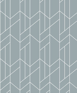 Geometry Light Blue by Seabrook Wallpaper