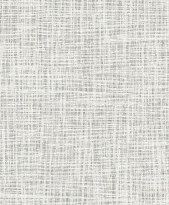 Silas Faux Linen Marshmallow by Seabrook Wallpaper NextWall Peel & Stick Netherlands 31.35 12.6" 20.9" - Fabric Carolina -