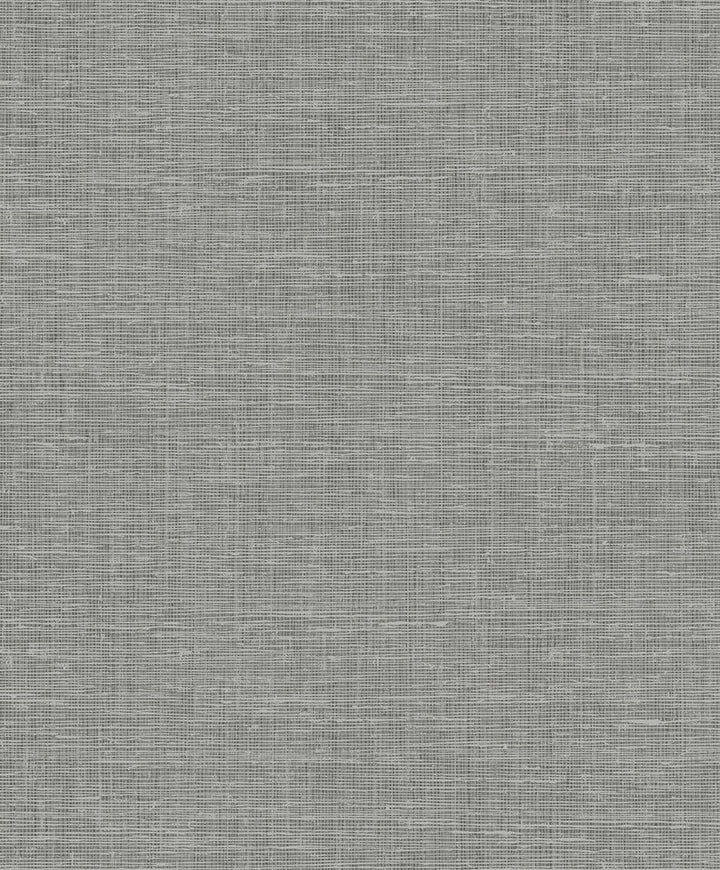 Silas Faux Linen Pavestone by Seabrook Wallpaper NextWall Peel & Stick Netherlands 31.35 12.6" 20.9" - Fabric Carolina -