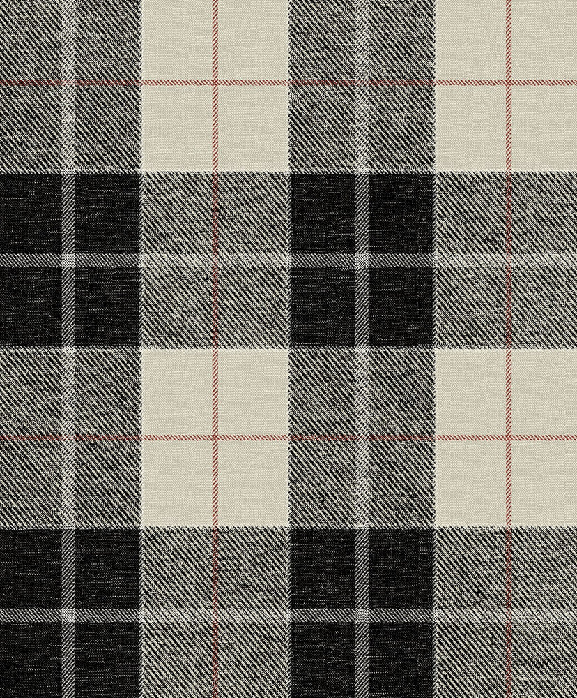 Altarinda Plaid Blacksmith & Red by Seabrook Wallpaper NextWall Peel & Stick Netherlands 31.35 12.6" 20.9" - Fabric Carolina -