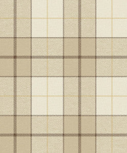 Altarinda Plaid Latte by Seabrook Wallpaper