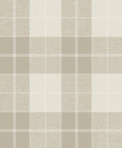 Altarinda Plaid Creme Brulee by Seabrook Wallpaper