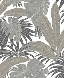 Laguna Leaf Pavestone by Seabrook Wallpaper
