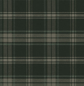 Sennehill Plaid Greenery by Seabrook Wallpaper