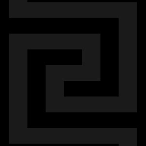 Geometric Maze Onyx by Seabrook Wallpaper