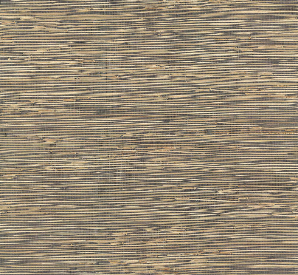 River Grass Black Wallpaper by York Wallcoverings Grasscloth Resource Library Covers about 72 square feet 36-in by 24-ft long roll Unpasted 0 - Fabric Carolina -
