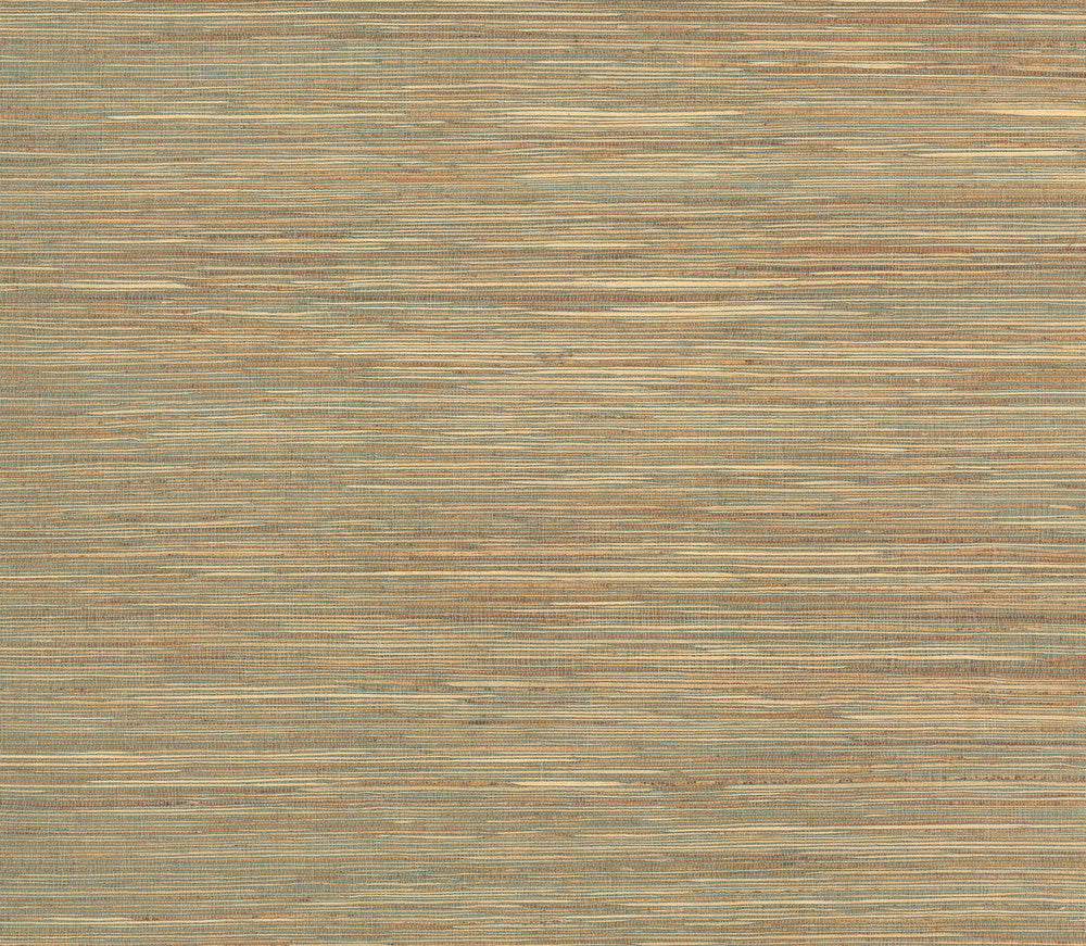 Raw Jute Green Wallpaper by York Wallcoverings Grasscloth Resource Library Covers about 72 square feet 36-in by 24-ft long roll Unpasted 0 - Fabric Carolina -
