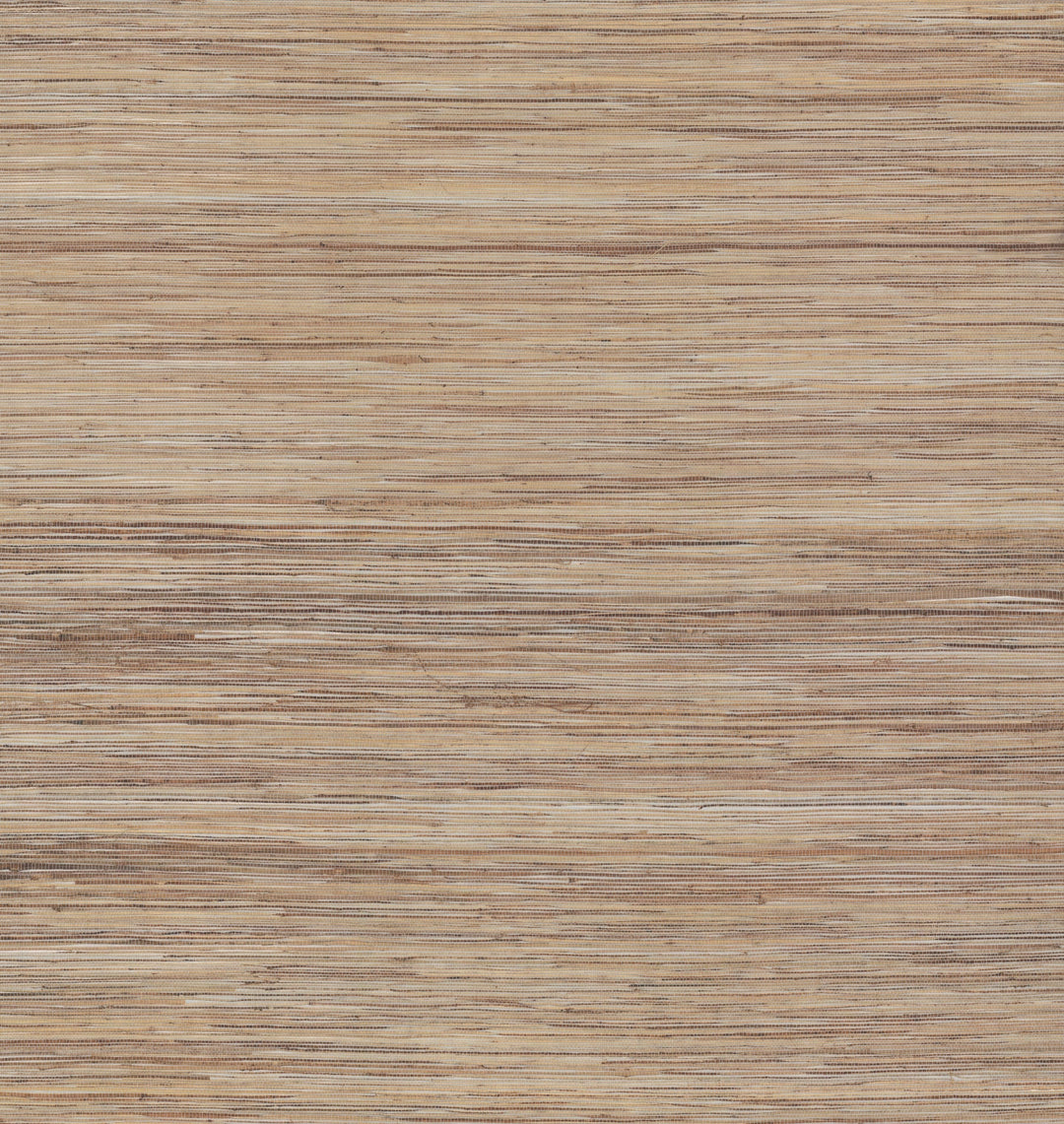 Raw Jute Grasscloth Metallic Wallpaper by York Wallcoverings Designer