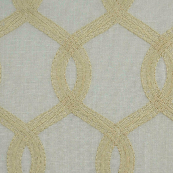 Nantucket Ivory by Europatex Fabric Nantucket 100% Polyester 8.5" H, 4" V 55.00 inches - Fabric Carolina -