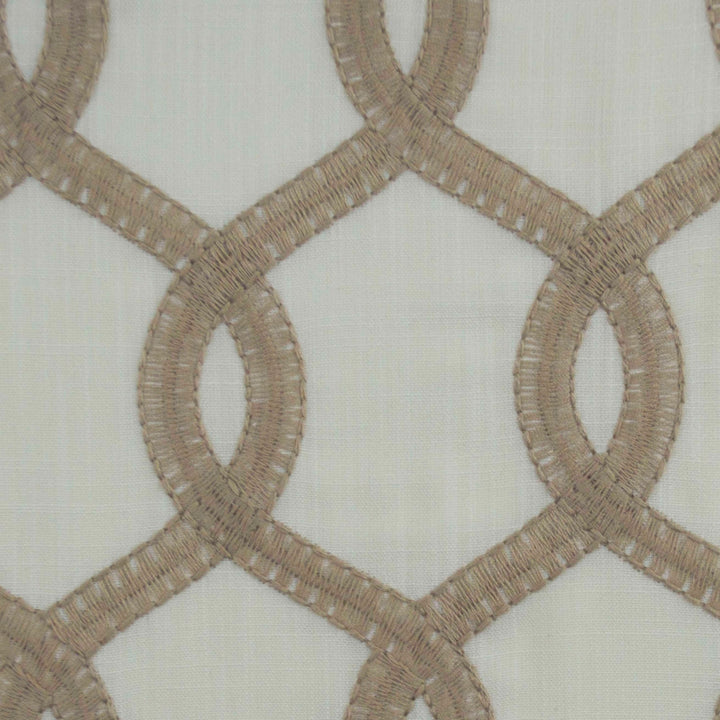 Nantucket Natural by Europatex Fabric Nantucket 100% Polyester 8.5" H, 4" V 55.00 inches - Fabric Carolina -
