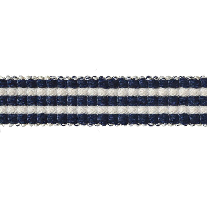 Rebellious Navy by Europatex Fabric Yarn Palette 50% Viscose, 50% Cotton 1.25 inches - Fabric Carolina -