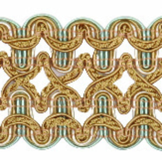 Niort Col. Aquamarine by Europatex Fabric Bergamo 100% Rayon China See Sample Horizontal: N/A and Vertical: N/A 1.75 inches  - Fabric Carolina -