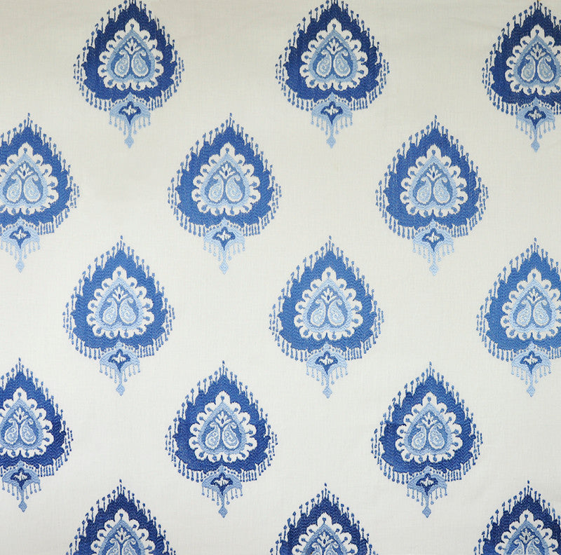 Okinawa # 01 Fountain by Maxwell Fabric COLOR WAVES-CAYMAN 70% LINEN/30% VISCOSE RAYON INDIA See sample </p><p>Repeat: Horizontal: 12.8" and Vertical: 15.5" 54"EMB.51" - Fabric Carolina -