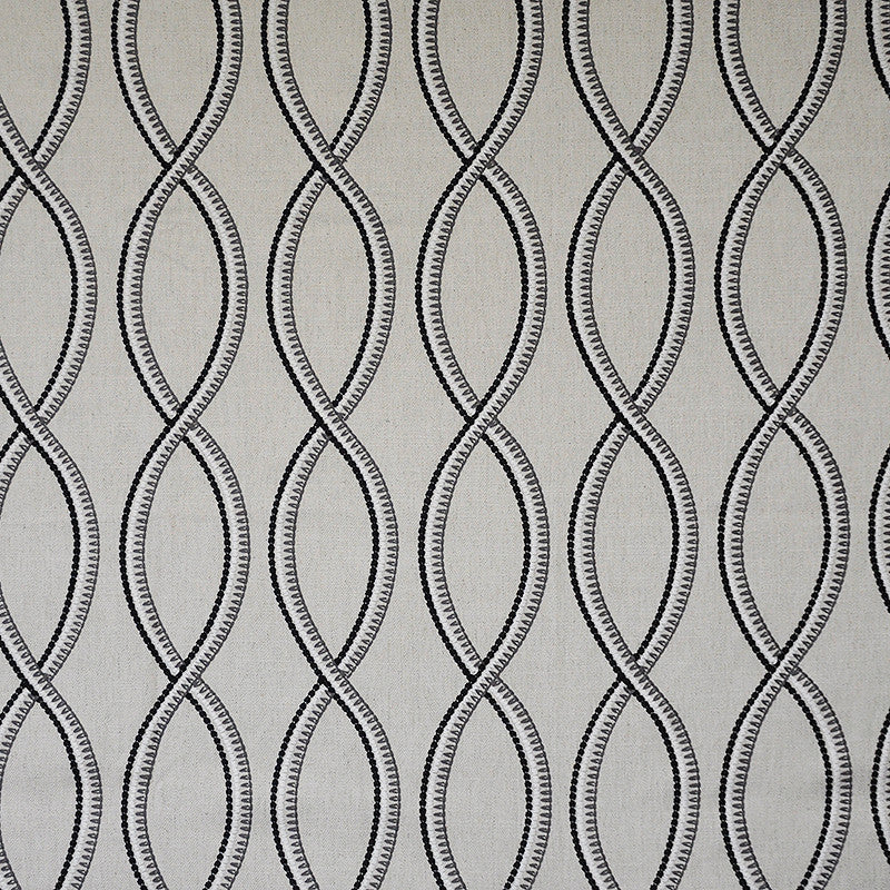 On Track # 454 Skunk by Maxwell Fabric COLOR THEORY-VOL.II ROCKSTAR 25% COTTON/25% LINEN
25% VISCOSE/25% POLY INDIA See sample </p><p>Repeat: Horizontal: 10.6" and Vertical: 9.4" 56.5" - Fabric Carolina -