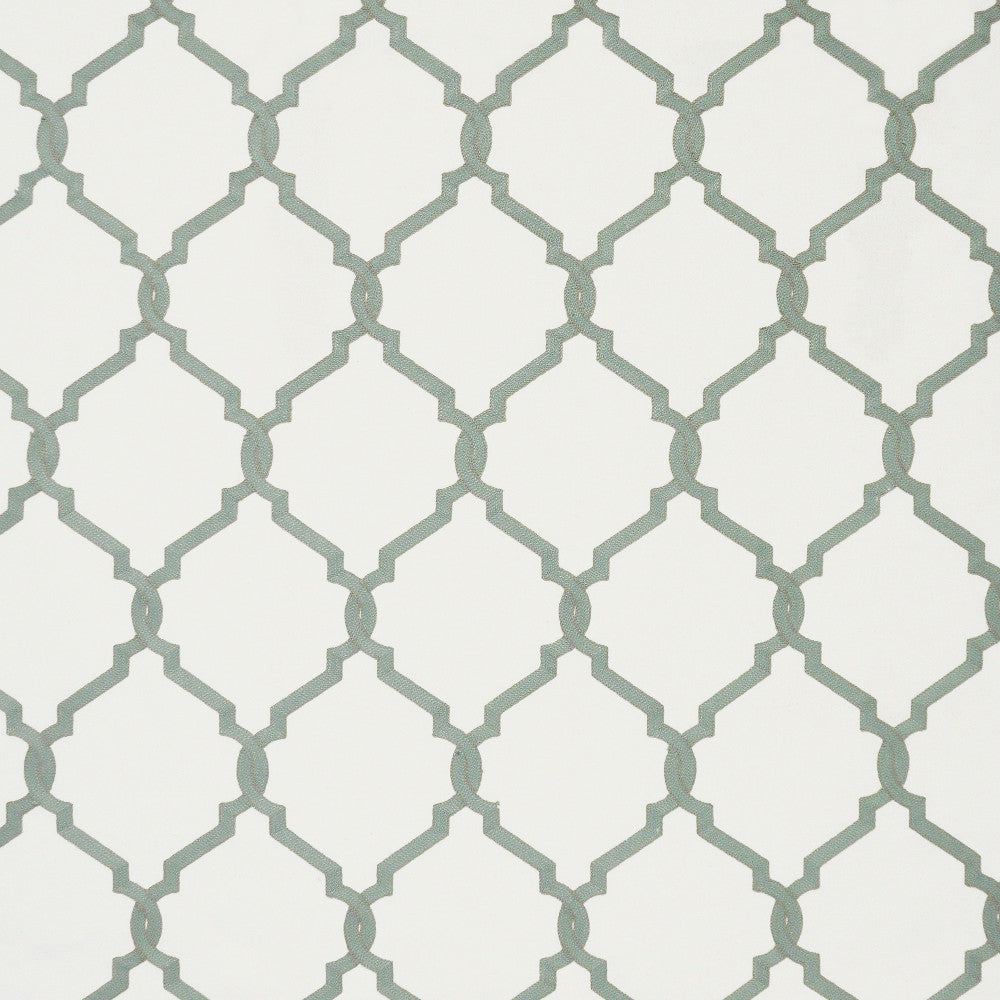Outrigger # 204 Duckegg by Maxwell Fabric COLOR THEORY-VOL.III BAY BREEZE 68% POLYESTER/21% LINEN
11% COTTON - INDIA See sample </p><p>Repeat: Horizontal: 6" and Vertical: 8.75" 54"EMB51.5 - Fabric Carolina -