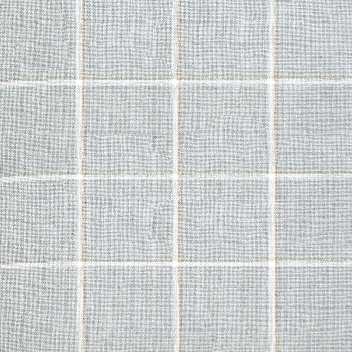Off The Grid # 509 Ice by Maxwell Fabric STRIPES & CHECKS 55% LINEN 45% RAYON CHINA </p><p>Repeat: Horizontal: and Vertical: V&H: 3.3 54" - Fabric Carolina -