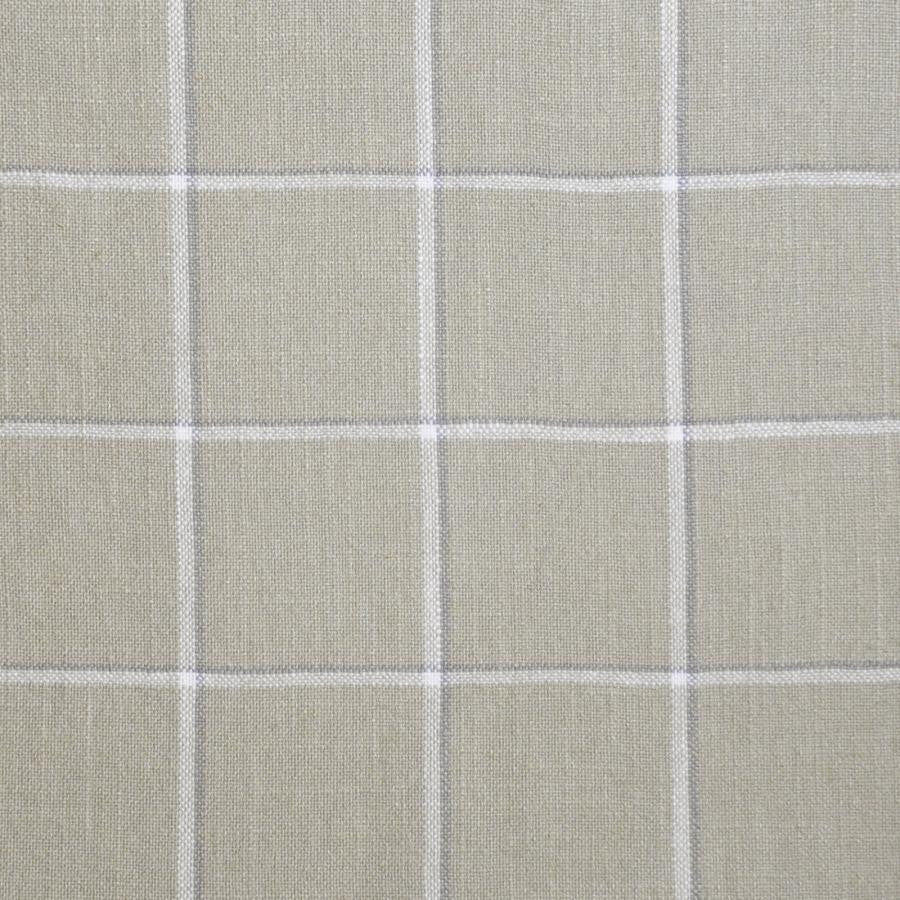 Off The Grid # 552 Dune by Maxwell Fabric Stripes & Checks 55% LINEN/45% RAYON CHINA V&H: 3.3" 54" - Fabric Carolina -