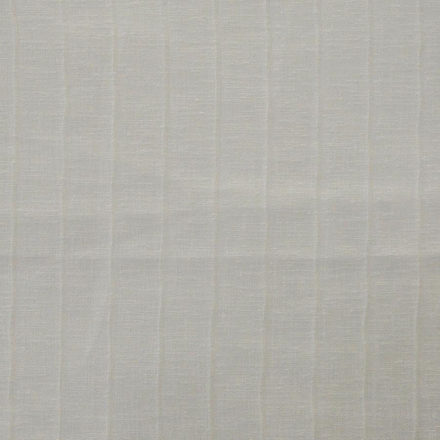 Othello # 639 White by Maxwell Fabric Sheer Textures 100% POLYESTER TURKEY H-1" 118" - Fabric Carolina -