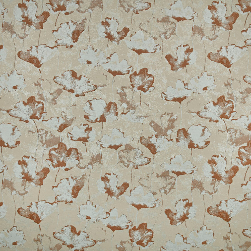Oahu 1 Ginger by Marcus William Fabric Kai/Marcus William Roselle 100% Polyester INDIA Horizontal: 28.125 and Vertical: 22.375 54 in - Fabric Carolina -