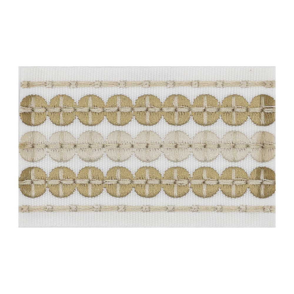 Oberlin Tape 2 Khaki by Stout Designer Trim SMALL WONDERS TRIM 100%POL CHINA CATB 117-2013 WYZENBEEK 100 000 DOUBLE RUB WEAR TEST (HEAVY DUTY) Horizontal: 0.375 and Vertical: 0.000 2.38 in - Swanky Fabrics -