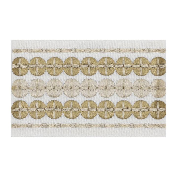 Oberlin Tape 2 Khaki by Stout Trim Stout Trim Oberlin Tape 2 KhakiTrim SMALL WONDERS TRIM 100%POL CHINA </p><p>Repeat: H: 0.375, V: 0.000 2.38 in - Fabric Carolina -