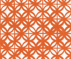 Obie Orange 25 by Norbar Fabric INSIDE OUT 100% SOLUTION DYED ACRYLIC GERMANY 54 - Fabric Carolina -