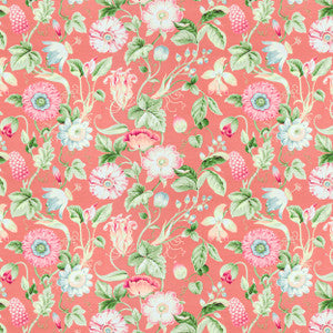 Obtuse 2 Coral by Stout Fabric