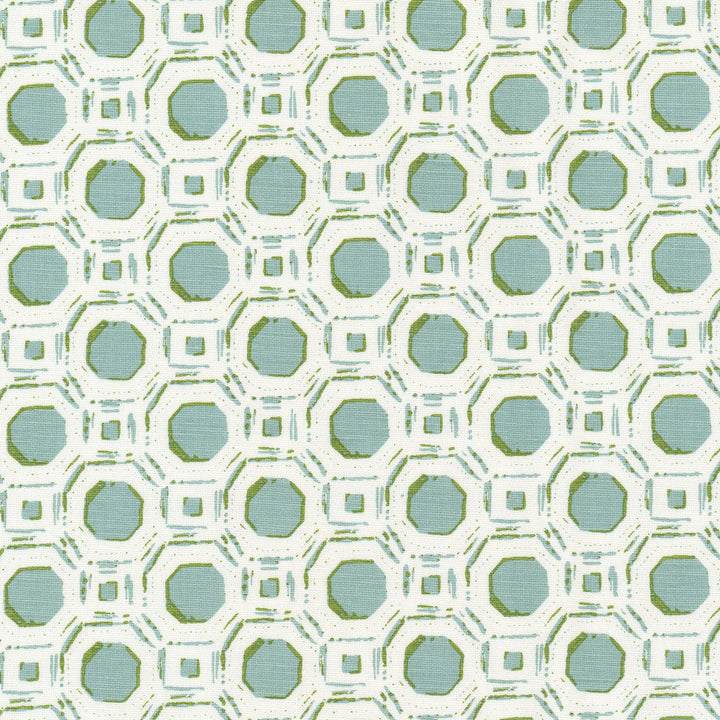 Ocala 3 Seaglass by Stout Designer Fabric RAINBOW LIBRARY VAPOR/SEAGLASS 58%LIN 42%COT INDIA Horizontal: 2.750 and Vertical: 2.750 54 in - Swanky Fabrics -
