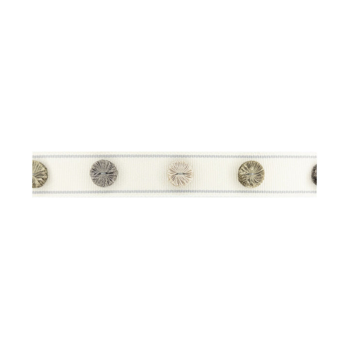 Riley 3 Tile by Stout Trim Stout Trim Riley 3 TileTrim New World Tapes & Borders 100%Svi Germany </p><p>Repeat: H: 0.5, V: 0 2.25 in - Fabric Carolina -