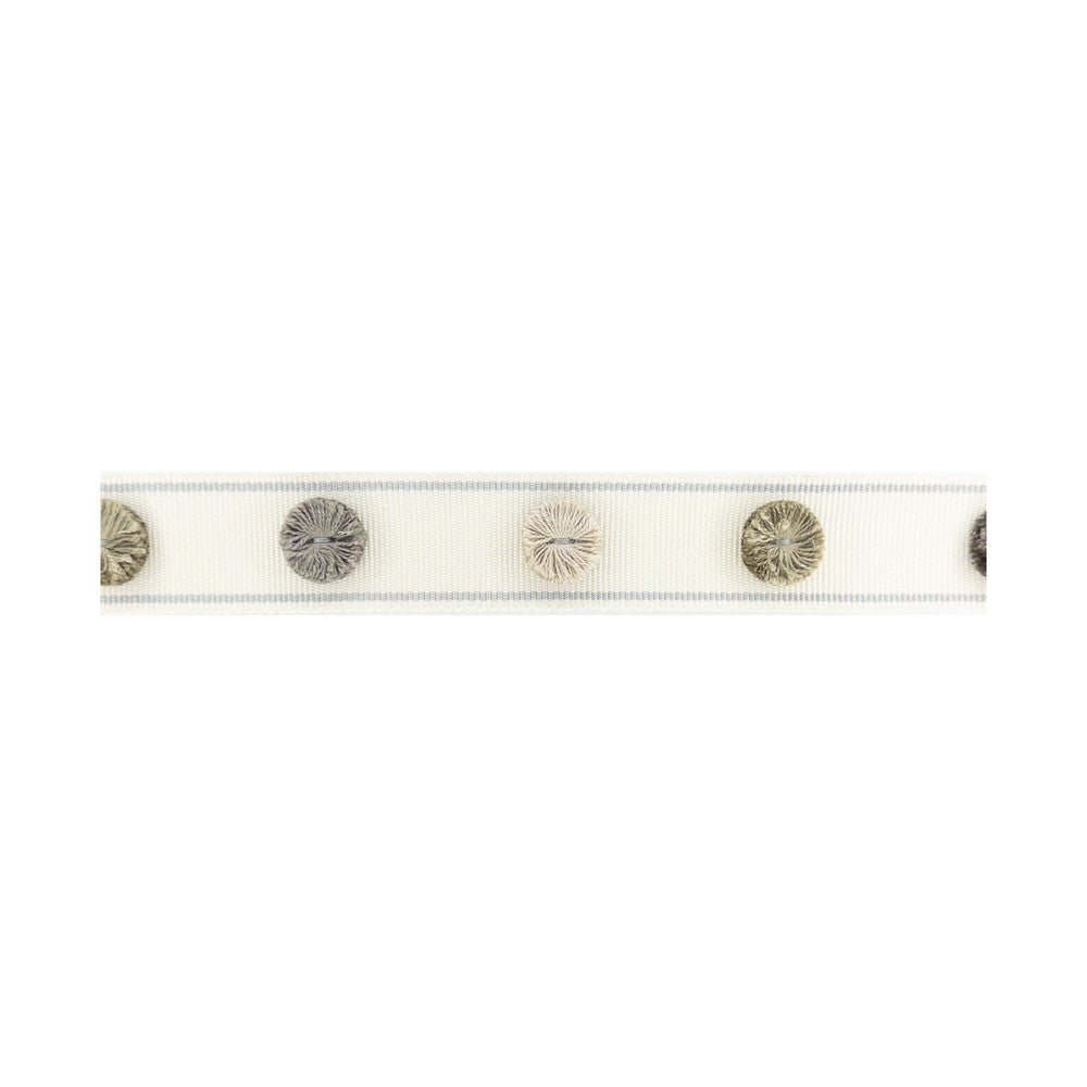 Odessa Tape 2 Mushroom by Stout Trim Stout Trim Odessa Tape 2 MushroomTrim NEW TRADITIONS TRIM 94%SVI 6%POL CHINA </p><p>Repeat: H: 5.500, V: 0.000 1.25 in - Fabric Carolina -