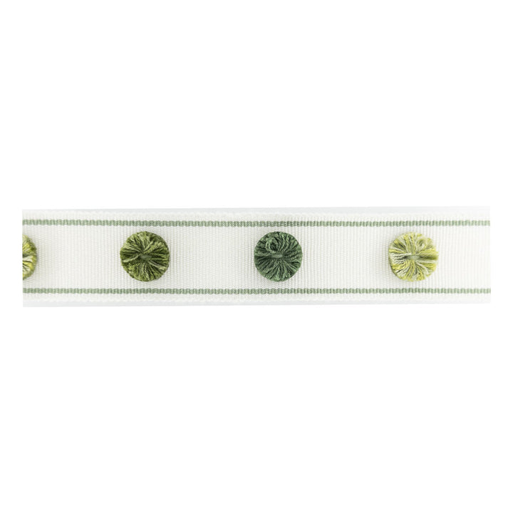 Odessa Tape 5 Avocado by Stout Trim Stout Trim Odessa Tape 5 AvocadoTrim NEW TRADITIONS TRIM 94%SVI 6%POL CHINA </p><p>Repeat: H: 5.500, V: 0.000 1.25 in - Fabric Carolina -