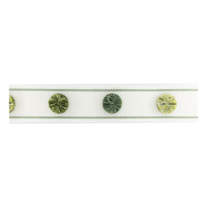 Odessa Tape 5 Avocado by Stout Trim Stout Trim Odessa Tape 5 AvocadoTrim NEW TRADITIONS TRIM 94%SVI 6%POL CHINA </p><p>Repeat: H: 5.500, V: 0.000 1.25 in - Fabric Carolina -