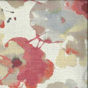 Odessa Poppy by Norbar Fabric Color/BLACK-GRAY 100% COTTON KOREA 25,000 WYZENBEEK 24 1/4"V 27"H 54 - Fabric Carolina -