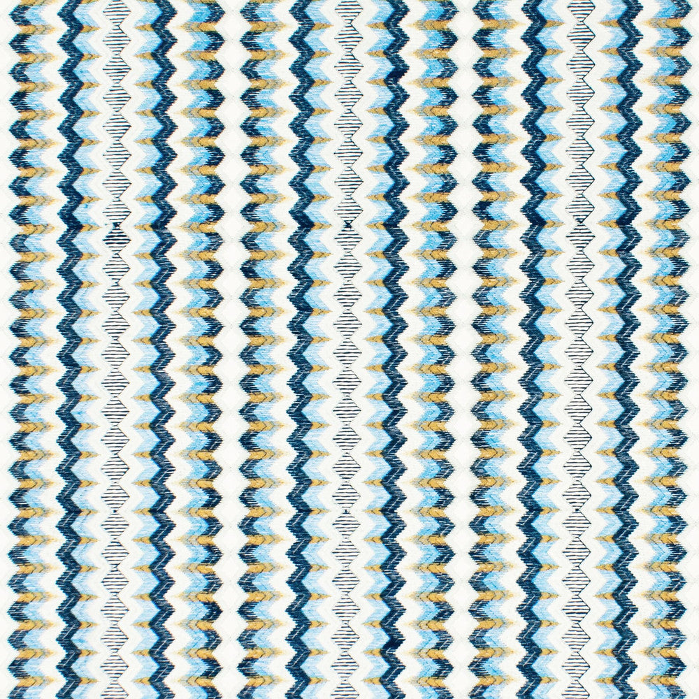 Offpeak 1 Blue by Stout Fabric RAINBOW LIBRARY LAKE/INDIGO 40%COT 60%LIN %BEMB INDIA Horizontal: 12.750 and Vertical: 15.750 51.12 in - Fabric Carolina -