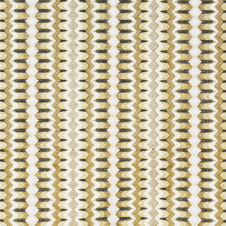 Offpeak 2 Sandstone by Stout Fabric Rainbow Library Toast/Driftwood 40% Cotton 60% Linen Embroidery INDIA Horizontal: 12.75 and Vertical: 15.75 51.12 in - Fabric Carolina -