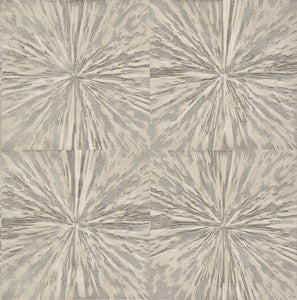Squareburst Cream Wallpaper by Antonina Vella