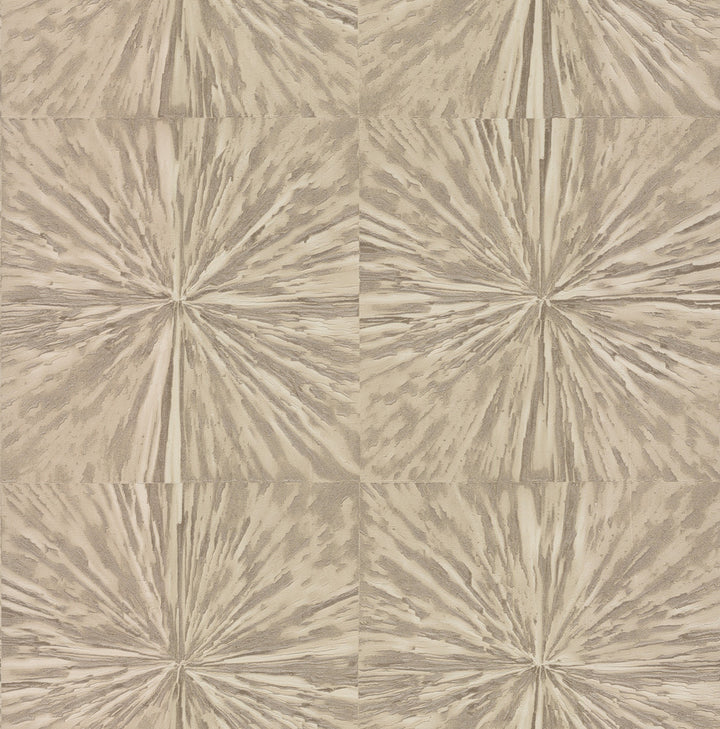 Squareburst Light Yellow Wallpaper by Antonina Vella Antonina Vella Elegant Earth Covers about 56.9 square feet 20.8-in by 32.8-ft long roll Unpasted 20.8 - Fabric Carolina -